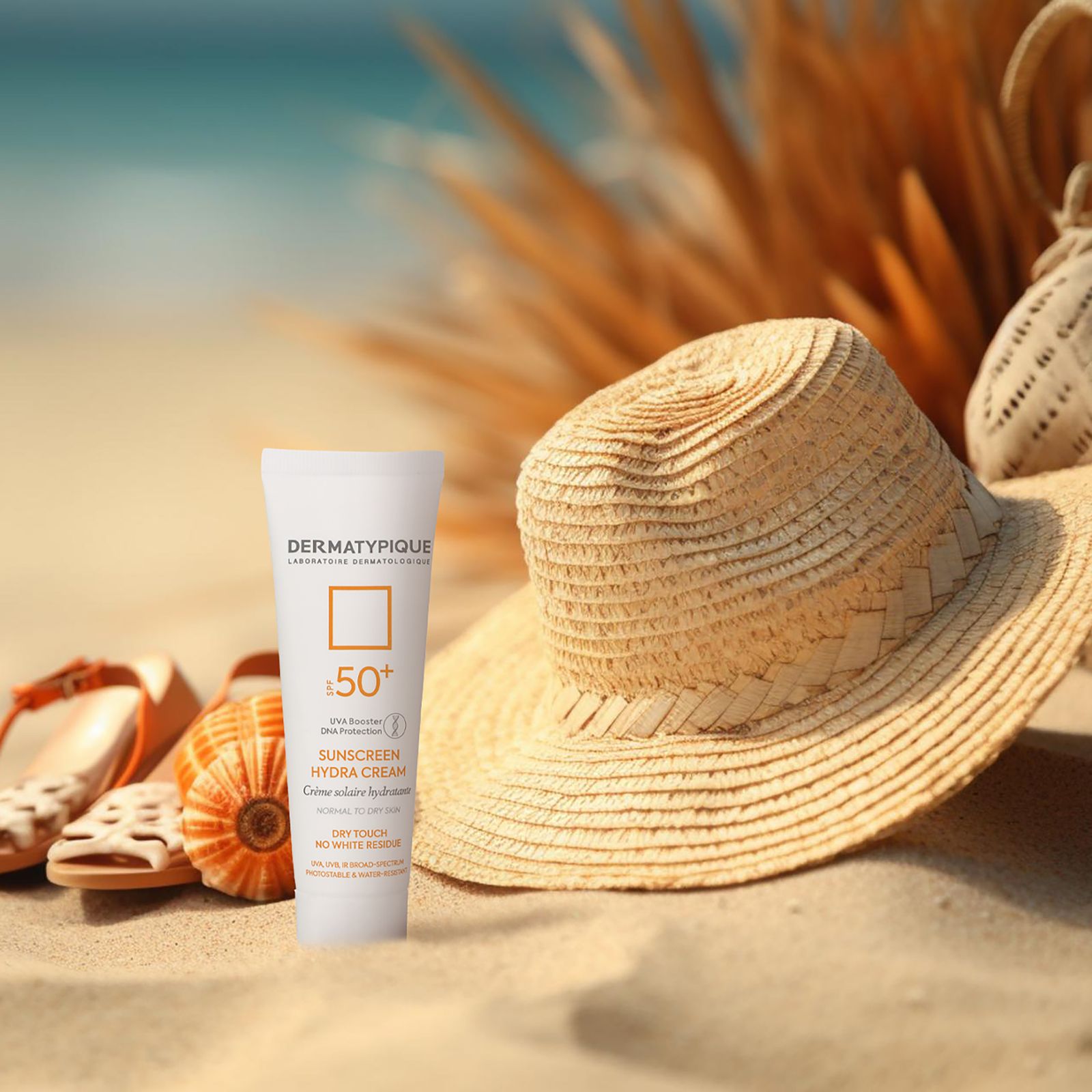 کرم ضدآفتاب بی‌رنگ درماتیپیک +SPF50 مدل هیدرا مناسب انواع پوست، حجم 50 میلی‌لیتر -  - 12