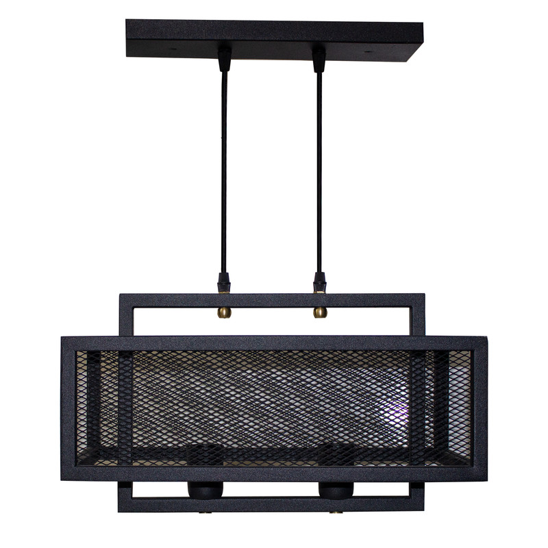 لوستر دو شعله مدل Pigeon Cage کد 204