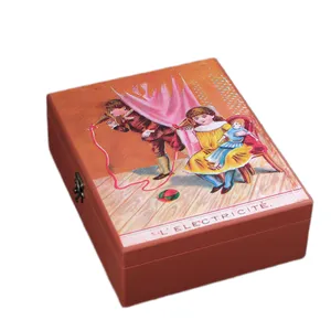 جعبه هدیه چوبی مدل دختر بچه 