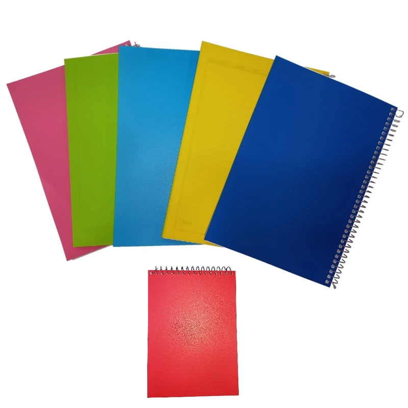 دفتر مشق 50 و 80 و 100 برگ کد TN5J مجموعه 5 عددی به همراه دفترچه یادداشت