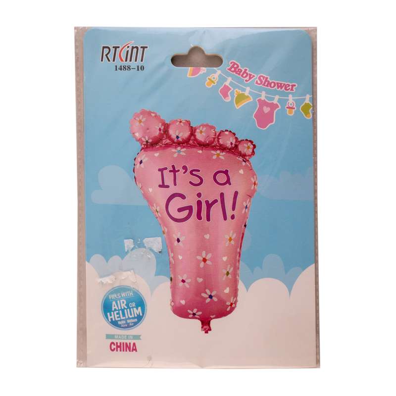بادکنک مدل ردپا Girl  کد 1