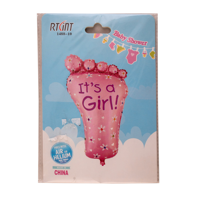 بادکنک مدل ردپا Girl  کد 1