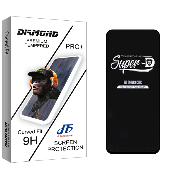 محافظ صفحه نمایش جی اف مدل Diamond SuperD مناسب برای گوشی موبایل شیائومی Redmi Note 9 / Note 9T