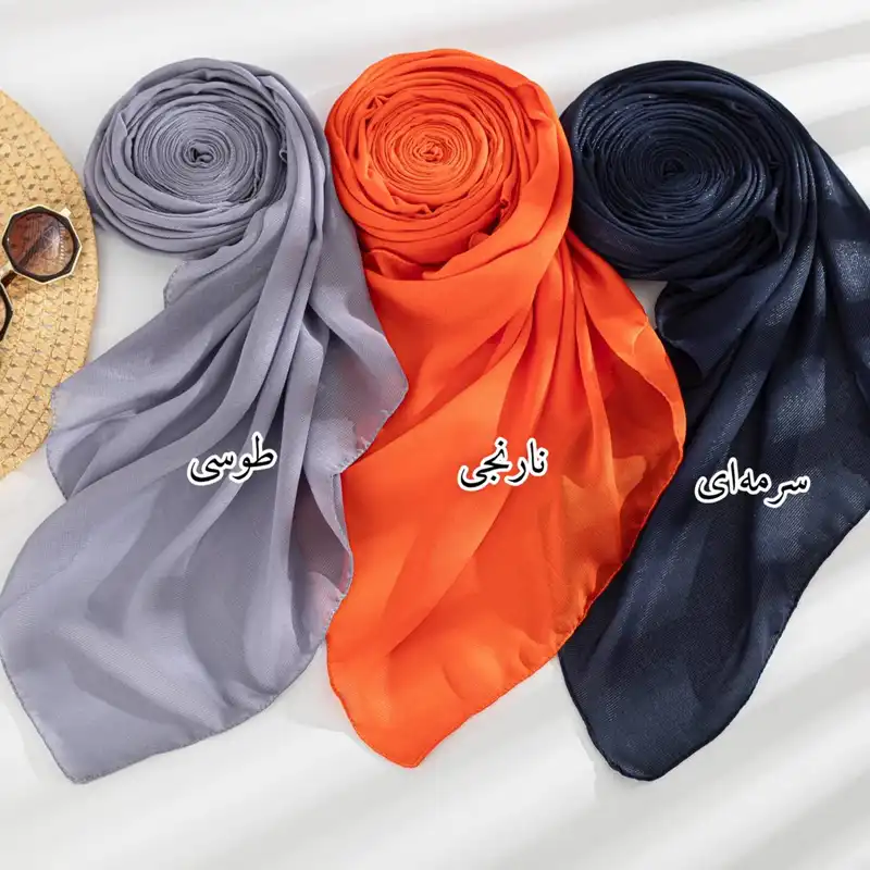 روسری زنانه مدل دنیز شاین ساده