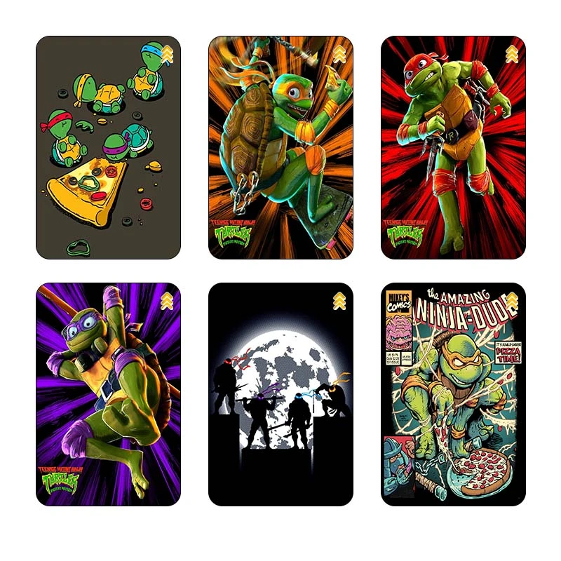 استيکر کارت کارنيکا طرح لاک‌پشت‌های نینجا کد 66746 مجموعه 6 عددی