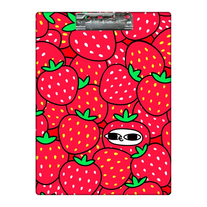 تخته شاسی طرح شخصی در میان توت فرنگی ها کد  6960870 سایز A4