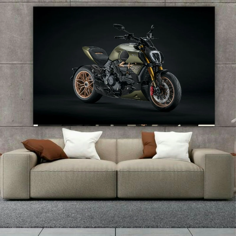 تابلو بوم طرح موتور مدل Lamborghini Diavel کد AR2160