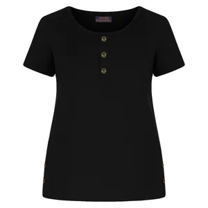 تی‌شرت آستین کوتاه راحتی زنانه مدل هلن کد 07