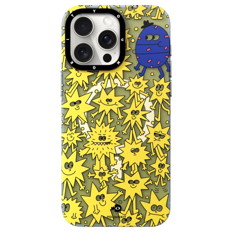 کاور یانگ کیت مدل Yellow nina canvas مناسب برای گوشی موبایل اپل Apple iphone 15 promax