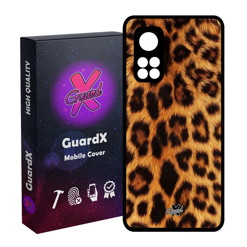 کاور گارد ایکس طرح Leopard مدل Glass10095 مناسب برای گوشی موبایل شیائومی Mi 10T / Mi 10T Pro