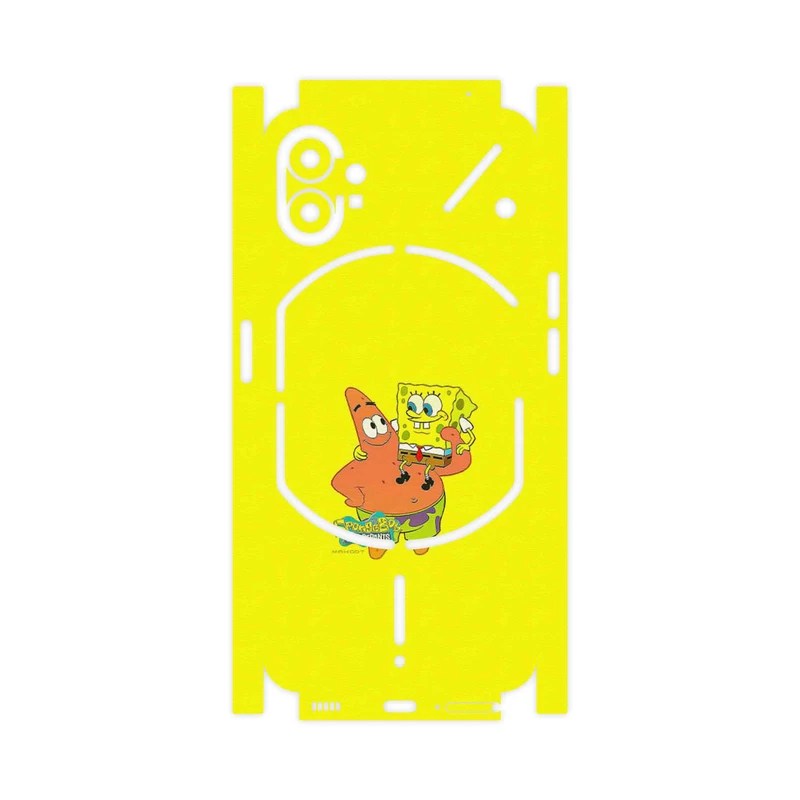 برچسب پوششی ماهوت مدل SpongeBob SquarePants-FullSkin مناسب برای گوشی موبایل ناتینگ Phone 1