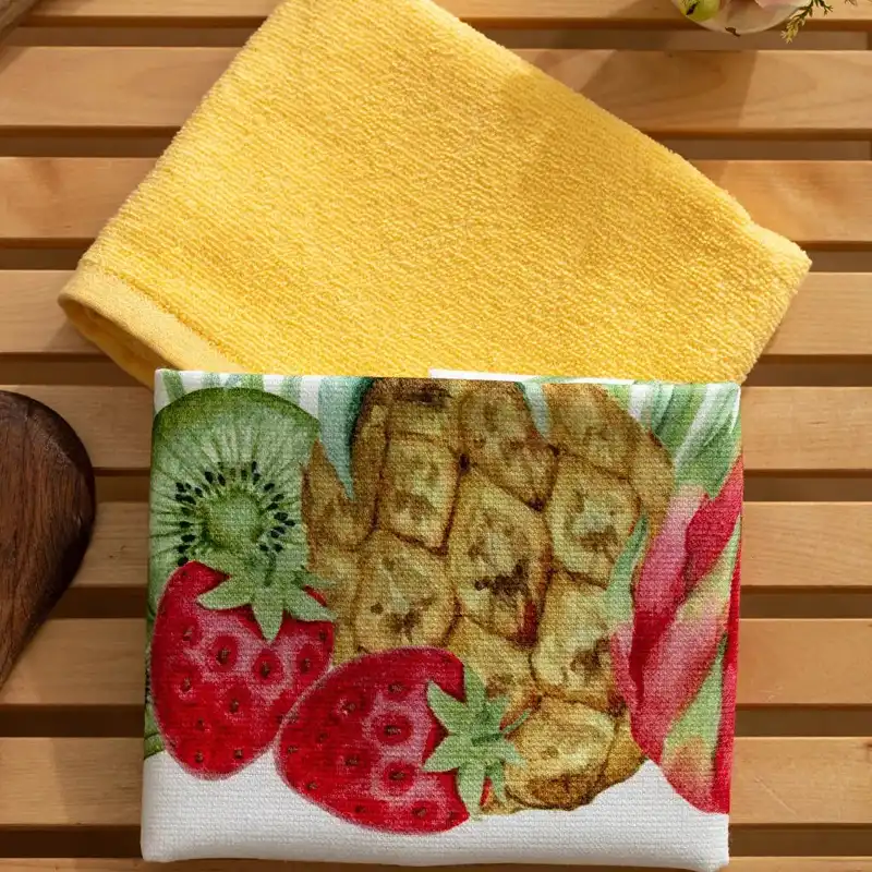 حوله آشپزخانه ال سی دابلیو هوم مدل Fruit بسته 2 عددی