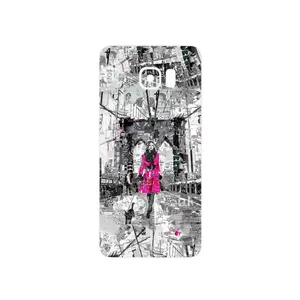 MAHOOT Collage of Catwalk Bridge Cover Sticker for Samsung Galaxy S6 Edge