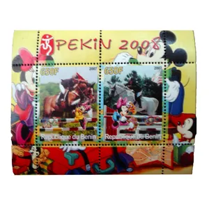 تمبر یادگاری مدل اسب سواری کد aa-439 مجموعه 2 عددی