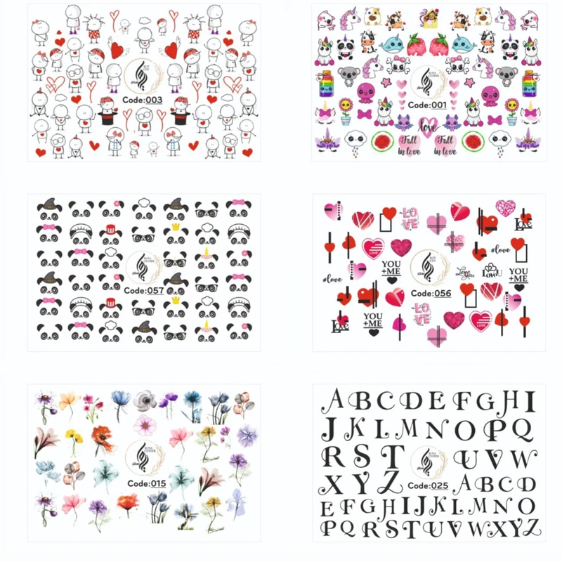  لنز ناخن رویاسنتر مدل M11 مجموعه 6 عددی