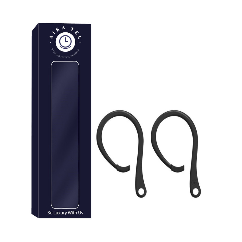 نگهدارنده ایرپاد آیکاتل مدل Aika-EarHOOK0304Pro مناسب برای اپل Airpods 3 / Airpods Pro / Airpods Pro 2 / Airpods 4 بسته 2 عددی
