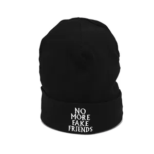کلاه بافتنی مدل No more fake friends