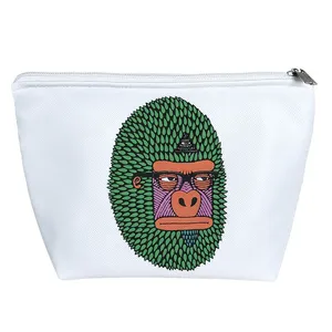 کیف لوازم آرایش دخترانه خندالو مدل شامپانزه عینکی کد 6925