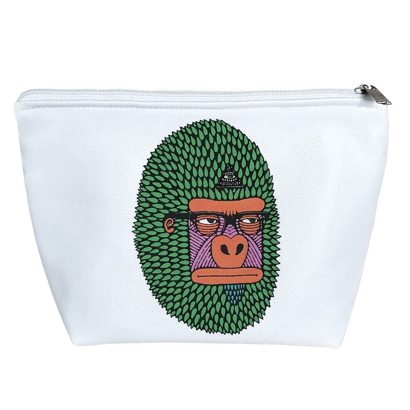 کیف لوازم آرایش دخترانه خندالو مدل شامپانزه عینکی کد 6925