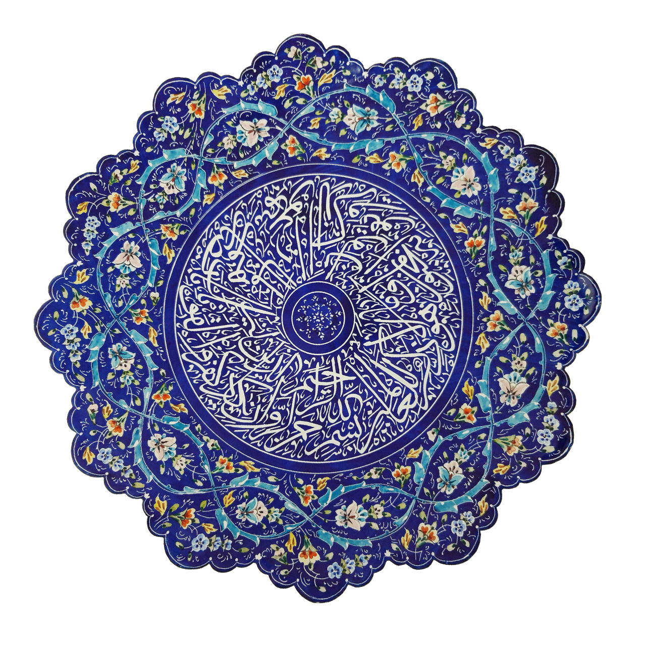بشقاب میناکاری طرح وان یکاد مدل EG0021