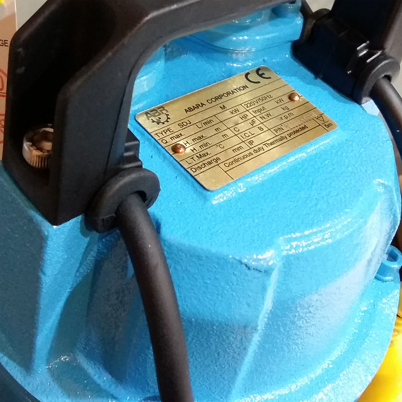 پمپ کف کش ابارا مدل SDJ25-2/0.55MF