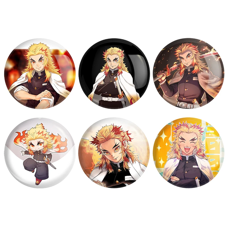 مگنت خندالو مدل انیمه شیطان کش کد 343A مجموعه 6 عددی