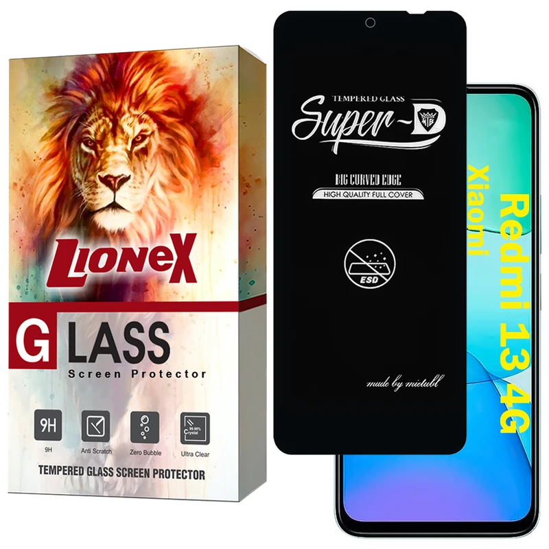 محافظ صفحه نمایش لایونکس مدل SUPERDNL مناسب برای گوشی موبایل شیائومی Redmi 13 4G