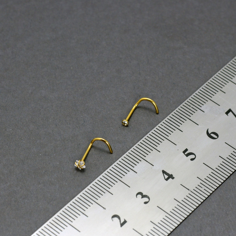 پیرسینگ بینی زنانه پایتخت مدل PS996 مجموعه دو عددی