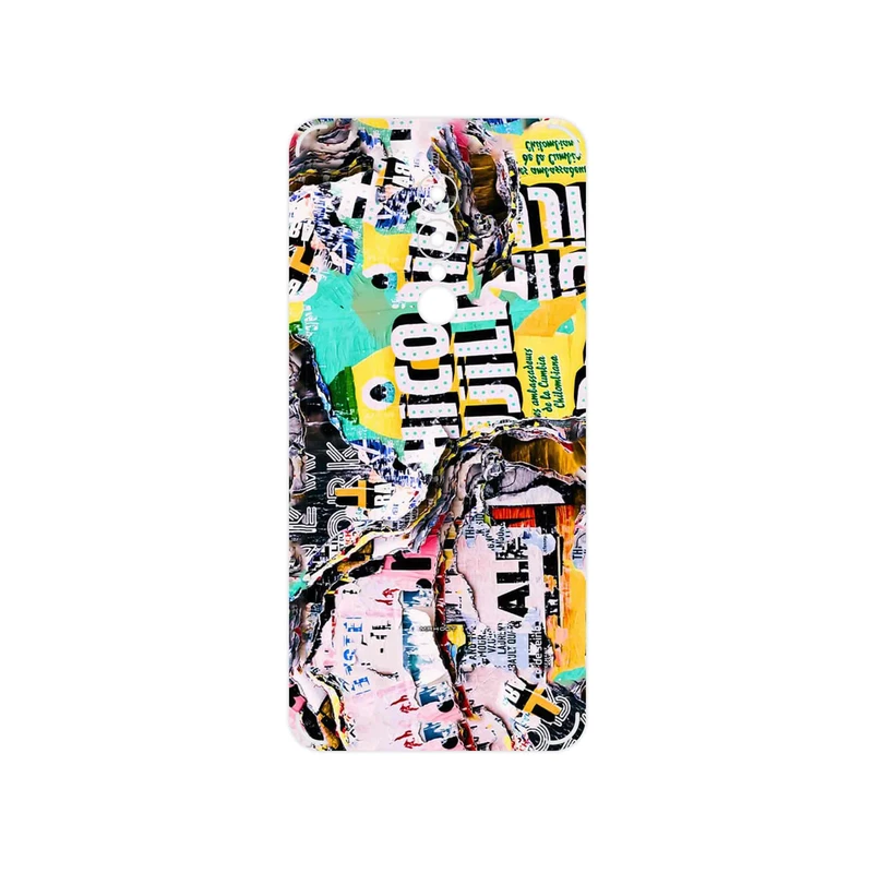 برچسب پوششی ماهوت مدل Collage of Teared Paper مناسب برای گوشی موبایل جی ال ایکس Shahin