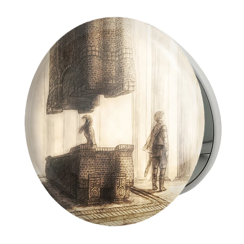 آینه جیبی خندالو طرح بازی سایه کلوسوس مدل تاشو کد 35711