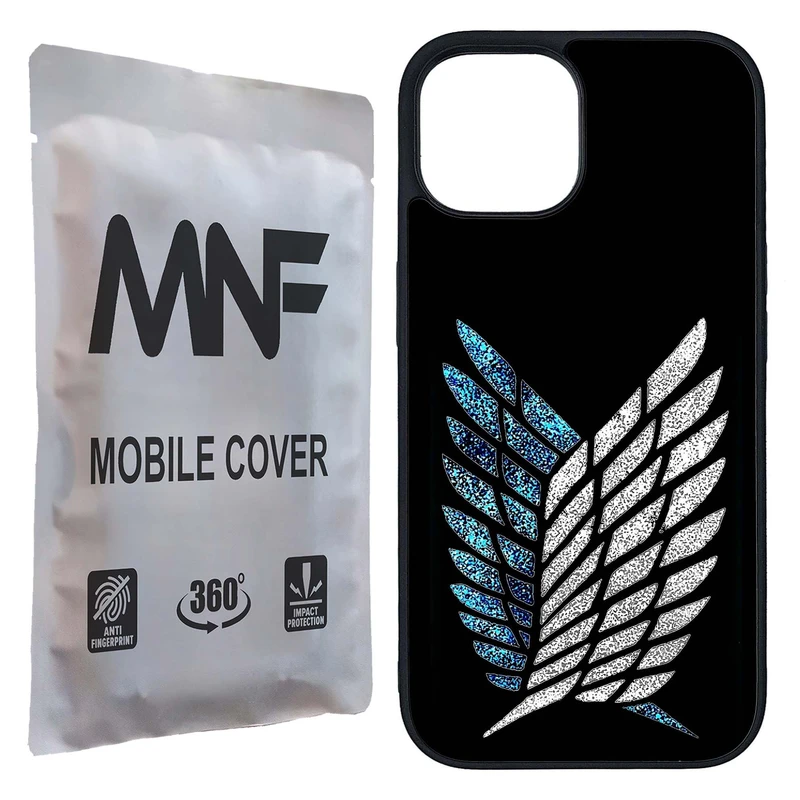 کاور ام ان اف طرح انیمه Attack On Titan کد P-229 مناسب برای گوشی موبایل اپل iPhone 15