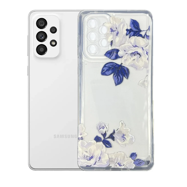 کاور طرح گل رز مناسب برای گوشی موبایل سامسونگ Galaxy A52