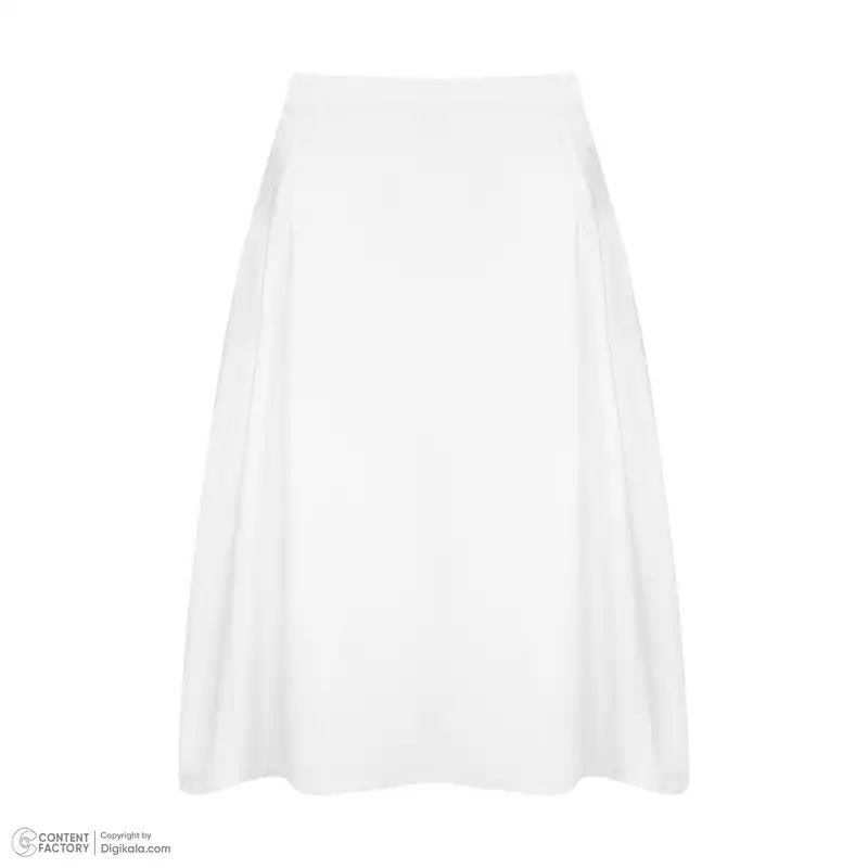 دامن فون زنانه مدل نرمه 040 رنگ شیری