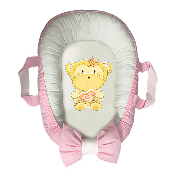 سرویس خواب سه تکه نوزاد مدل گارد محافظ دار طرح فانتزی کد 0038