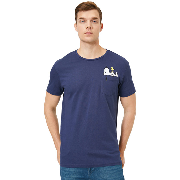 تی شرت آستین کوتاه مردانه کوتون مدل IB954 Snoopy