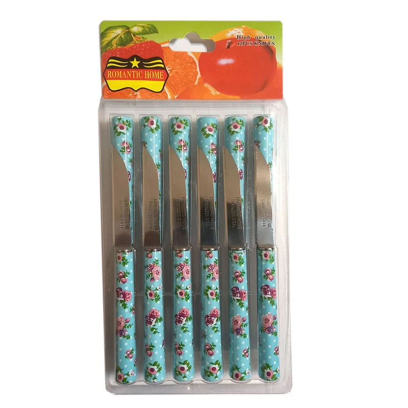 کارد میوه خوری رومانتیک هوم 12 پارچه مدل 112