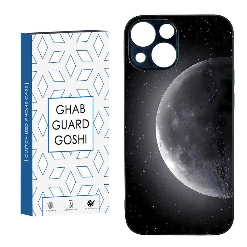 کاور قاب گارد گوشی طرح ماه کد TPU-077 مناسب برای گوشی موبایل اپل IPHONE 13 MINI