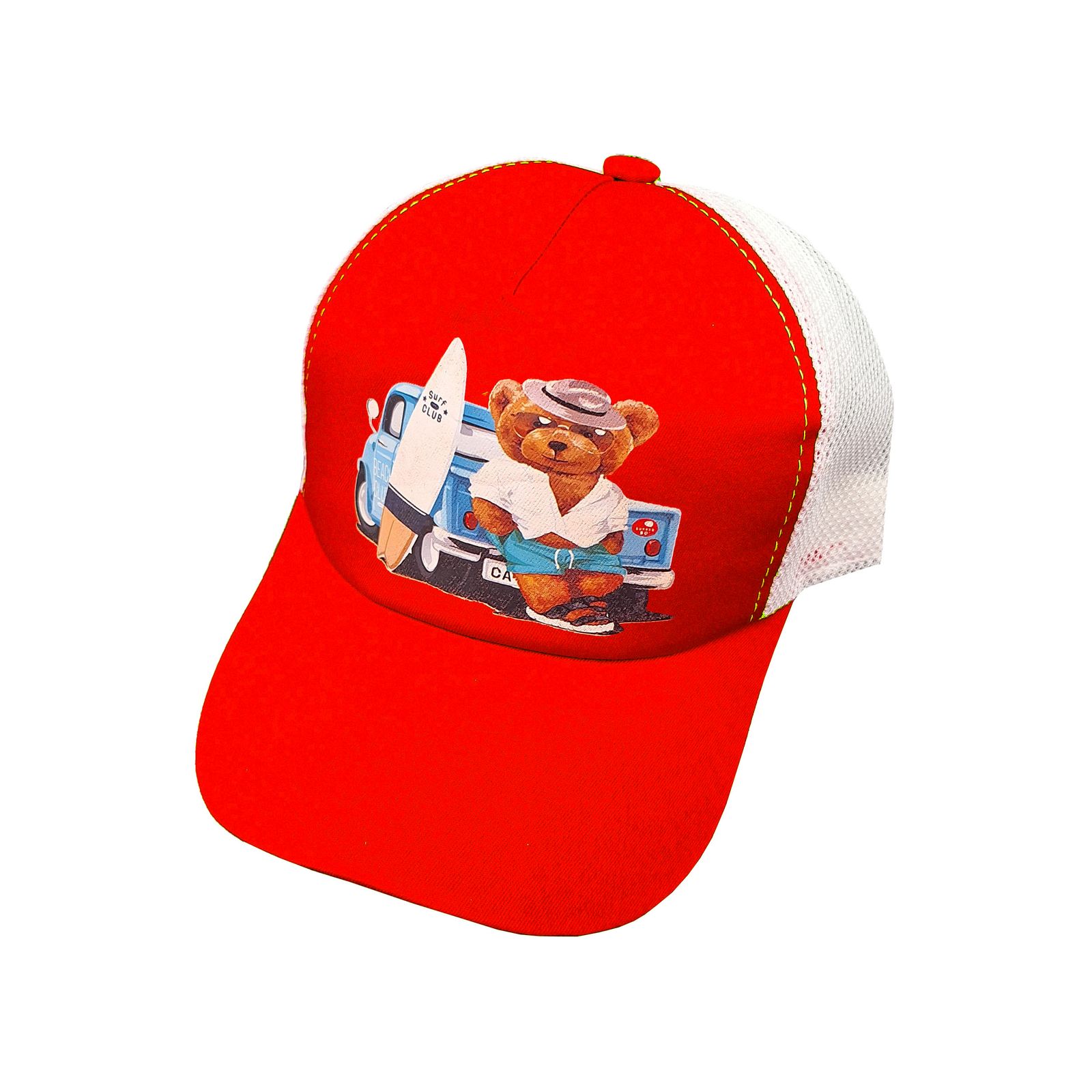 کلاه کپ بچگانه مدل VANT-TED کد 1252 رنگ نارنجی -  - 1