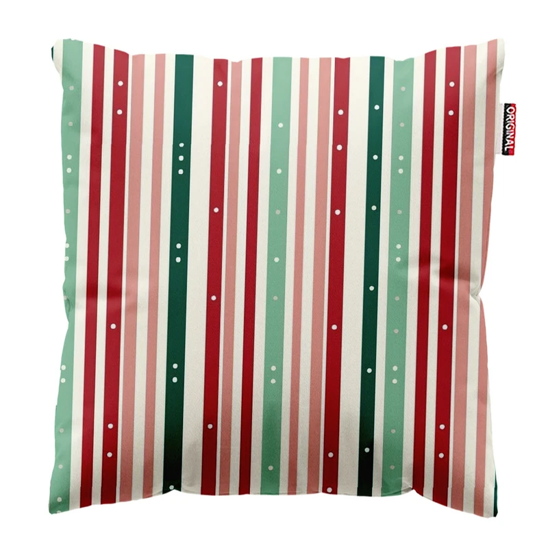  کوسن پاد آفرین طرح خط رنگی کد 2410 سایز 30*30 سانتی متر