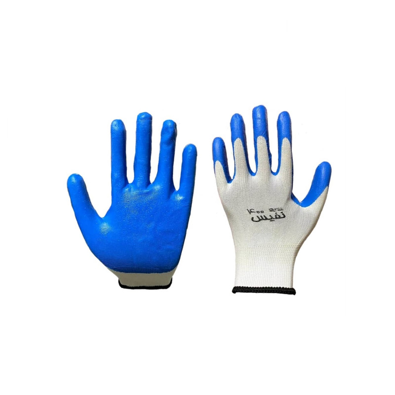 دستکش ایمنی نفیس کد 400 بسته 5 عددی