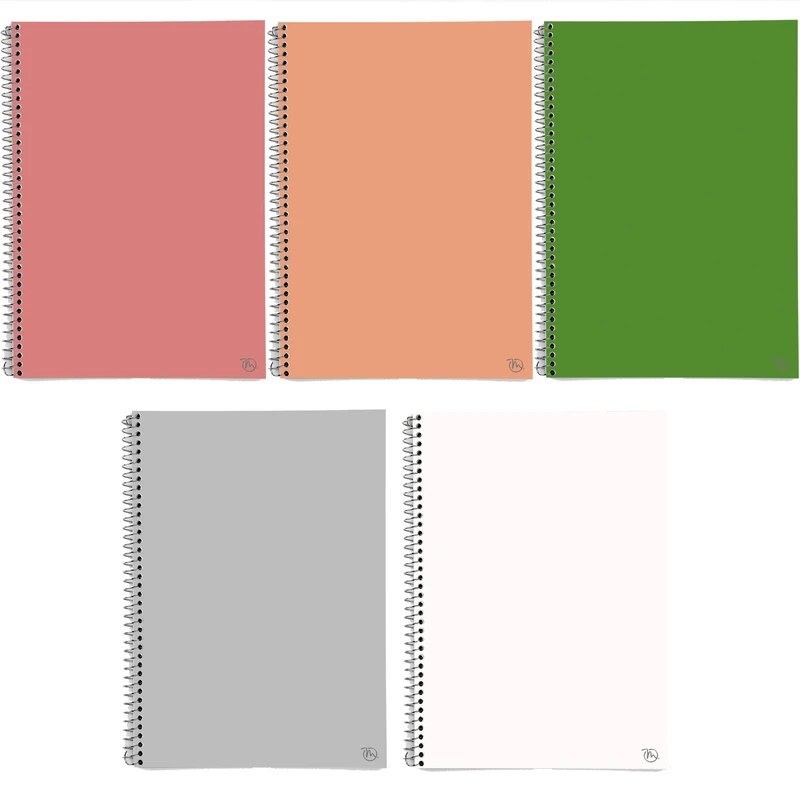 دفتر مشق 50 برگ مدوپد طرح ساده کد BD10024 مجموعه 5 عددی