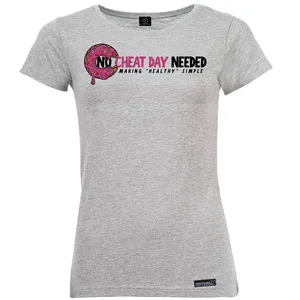 تی شرت آستین کوتاه زنانه 27 مدل No Cheat Day Needed کد MH1191