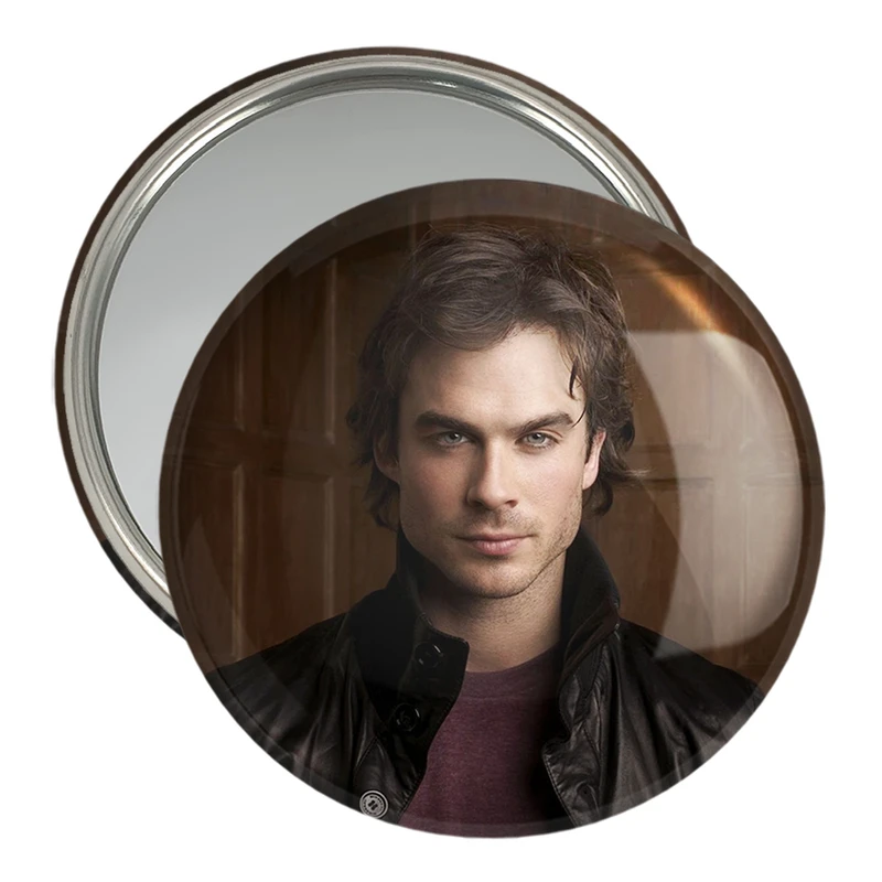 آینه جیبی خندالو مدل دیمون خاطرات یک خون آشام The Vampire Diaries  کد 20250