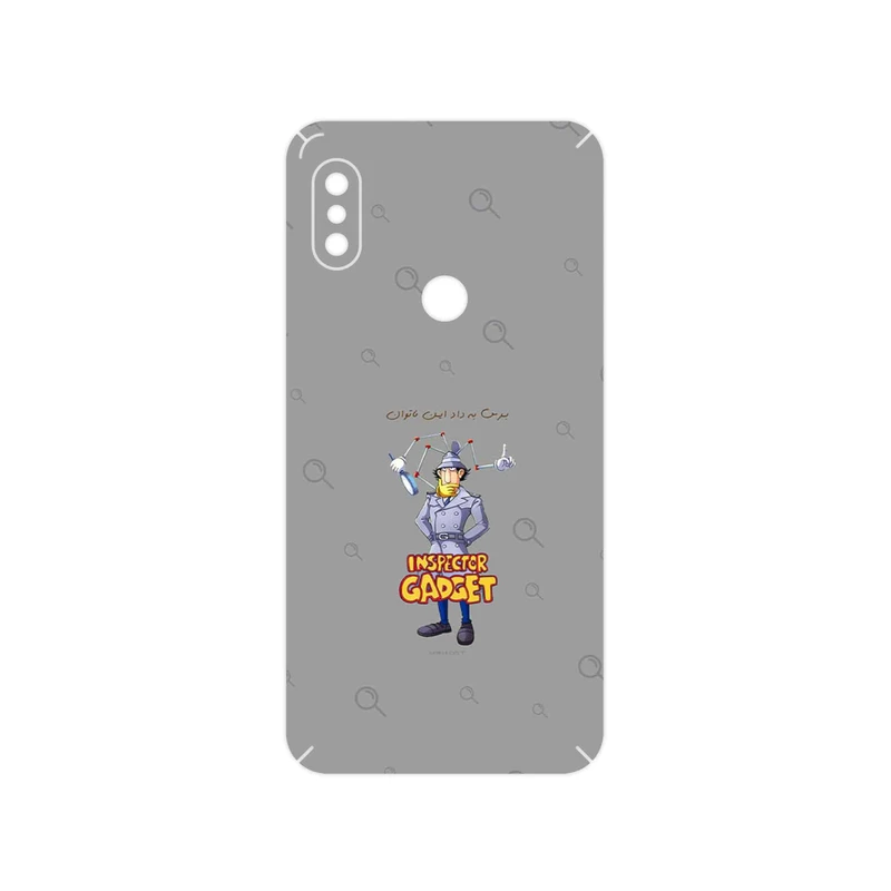 برچسب پوششی ماهوت مدل Inspector Gadget مناسب برای گوشی موبایل شیائومی Redmi Note 6 Pro