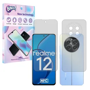 Bingo Tough model matte screen protector suitable for Realme 12 4G mobile phone along with the back protector