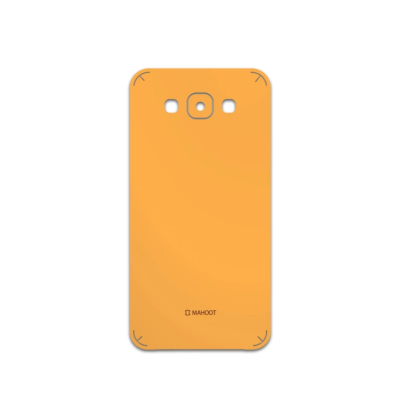 برچسب پوششی ماهوت مدل Matte-Orange مناسب برای گوشی موبایل سامسونگ Galaxy E7