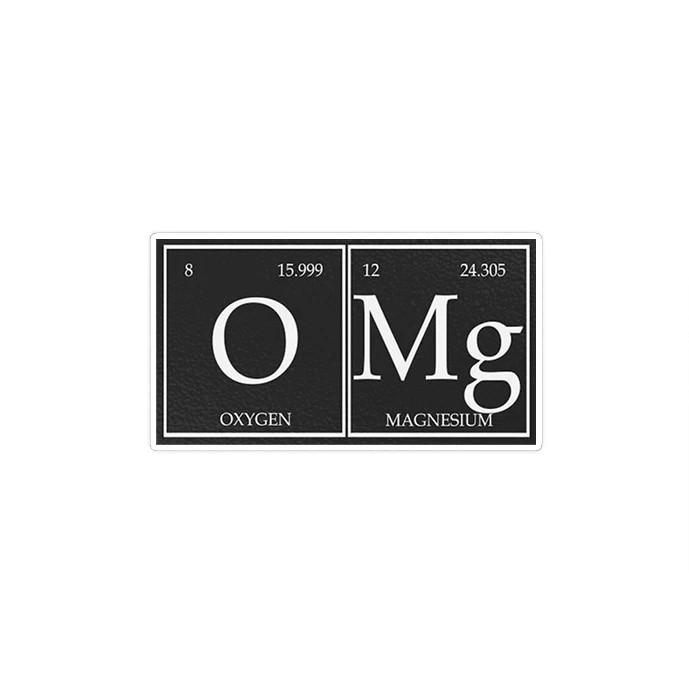 استیکر لپ تاپ ماسا دیزاین طرح OMG مدل STK1637