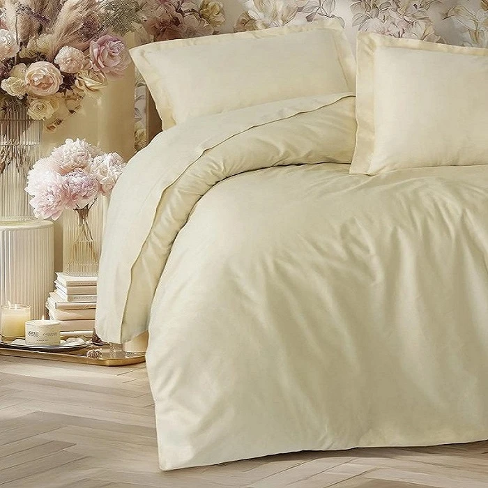 سرویس ملحفه 2 نفره 4 تکه کاتن باکس مدل ELEGANT SATEN BEJ