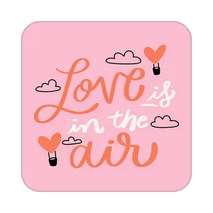 زیر لیوانی کاکتی طرح عاشقانه مدل mp39118