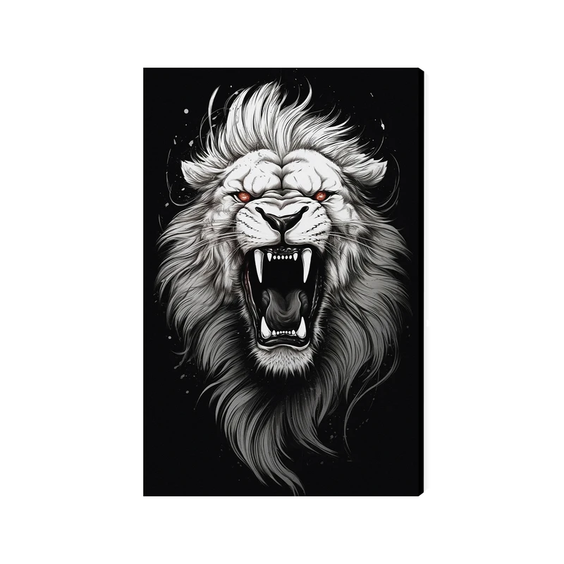 تابلو شاسی عرش مدل فانتزی شیر کد As4338